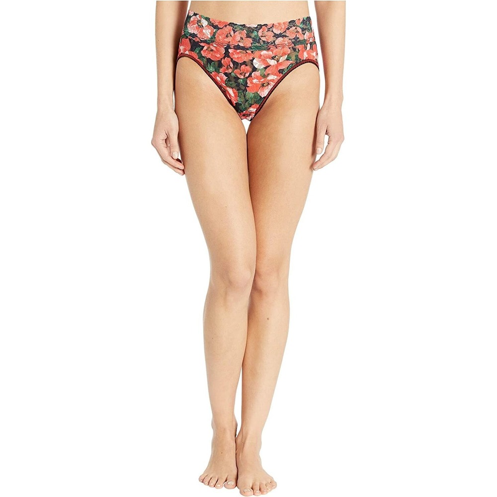 hanky panky Pretty Poppies‎ French Brief Multi XS NWT